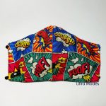 MASKER PRINTING KATUN MOTIF COMIC OOPS