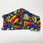 MASKER PRINTING KATUN MOTIF COMIC WHAM