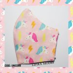 MASKER PRINTING KATUN MOTIF UNICORN
